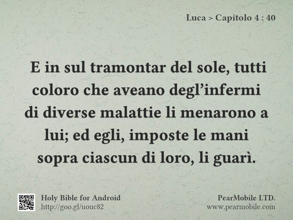 Luca, Capitolo 4:40